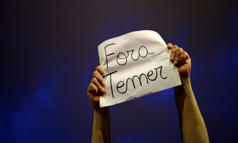 Cinco capitais têm protestos contra Temer na manhã deste domingo