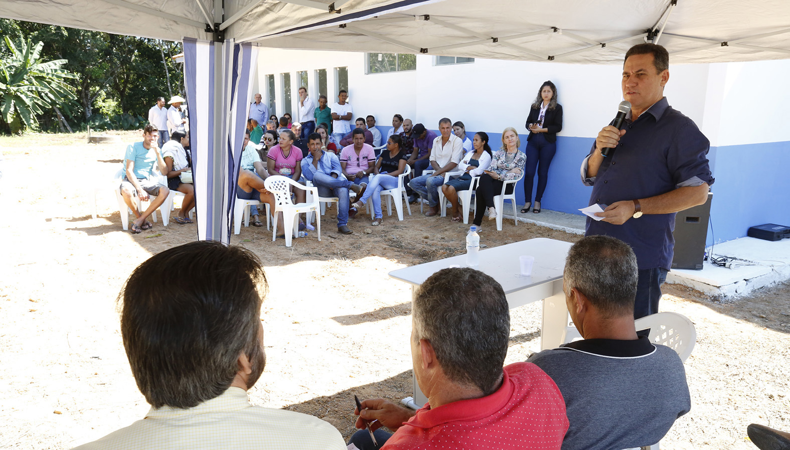 Maurão de Carvalho participa de inauguração de Unidade Básica de Saúde em Cujubim