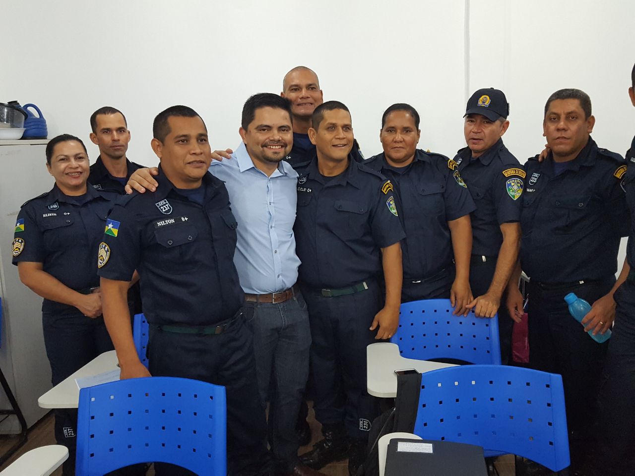 Após destinação de emenda deputado Jesuíno participa de inauguração de salas de aula na Diretoria de Ensino da PM-RO