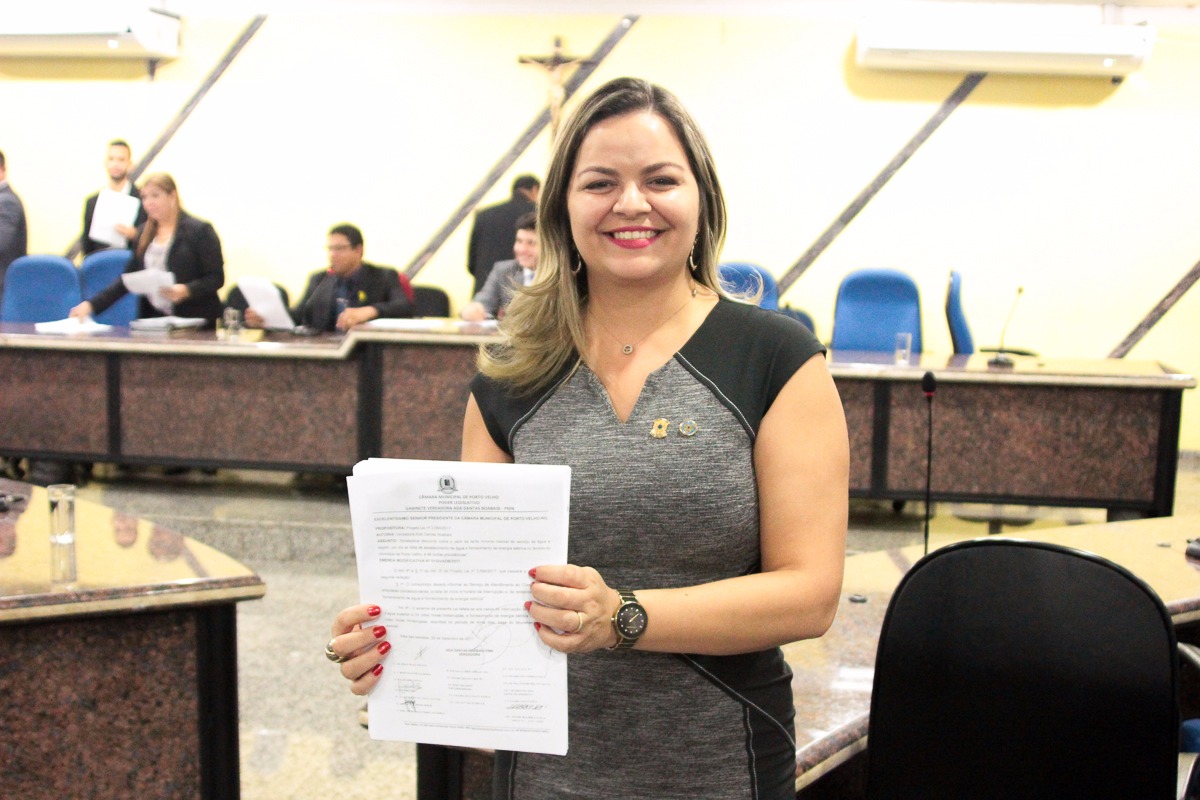 FALTA DE ÁGUA E ENERGIA - Aprovado Projeto de Lei da Vereadora Ada Dantas Boabaid na Câmara Municipal