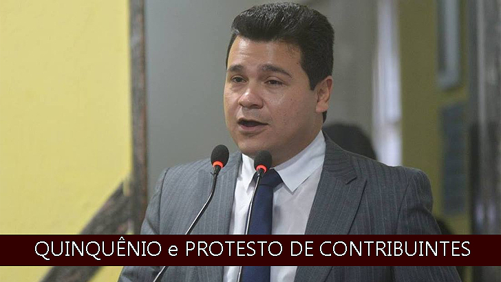 Vereador Marcelo Cruz entra na justiça para anular sessões que aprovaram fim do quinquênio e protesto contribuintes municipal