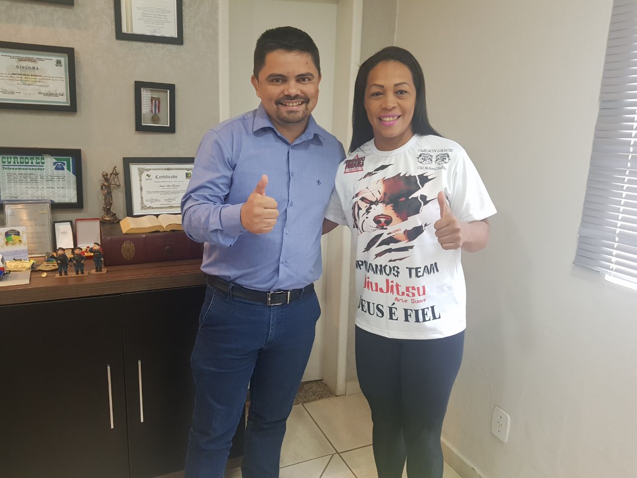 Atleta de Jiu Jitsu recebe apoio do deputado Jesuíno para participar de competição no Rio de Janeiro