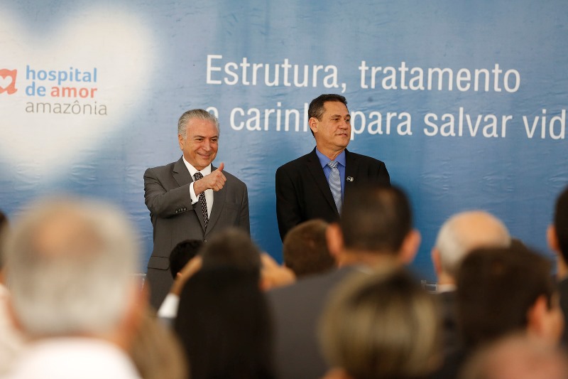 Maurão prestigia a inauguração do Hospital de Câncer da Amazônia