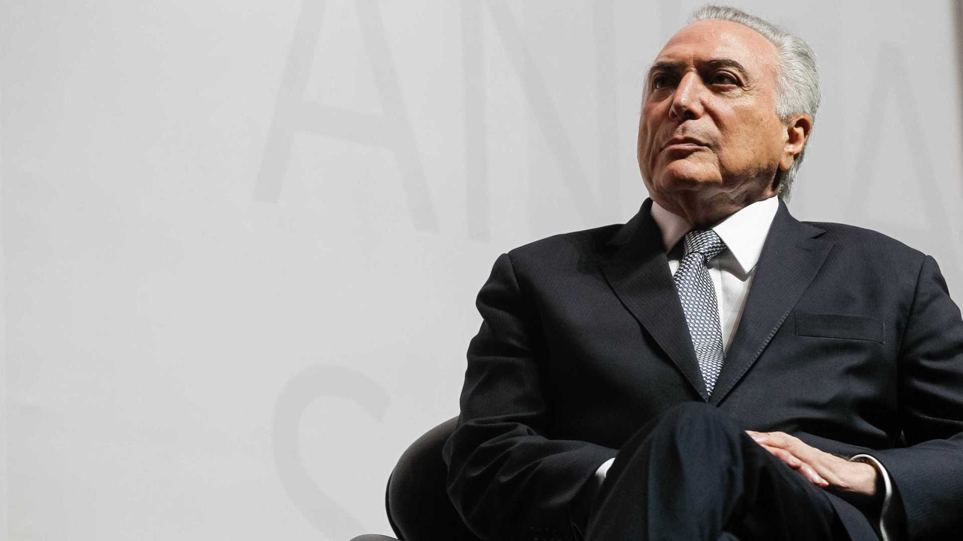 'Presidente não fica irritado', diz Temer sobre críticas de FHC