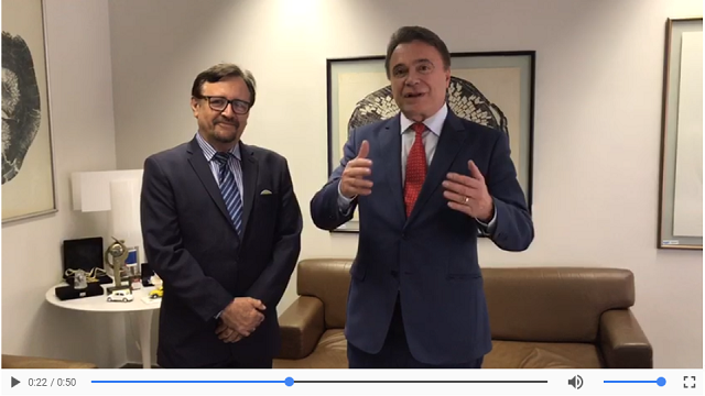ELEIÇÕES – Álvaro Dias grava vídeo convidando Héverton Aguiar para o PODEMOS ELEIÇÕES – Álvaro Dias grava vídeo convidando Héverton Aguiar para o PODEMOS