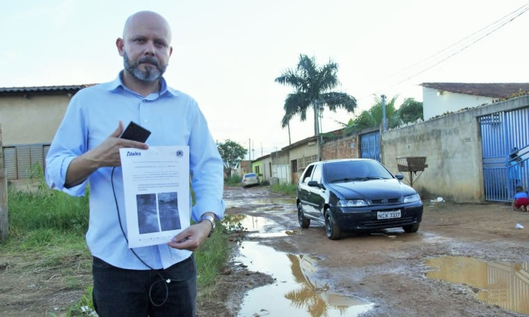 SEM FÉRIAS - Aleks Palitot verifica demandas de zonas periféricas