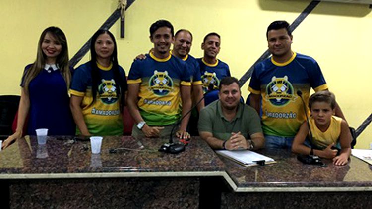 Vereador Marcelo Cruz dá o ponta pé pelo titulo da Copa Amadorzão