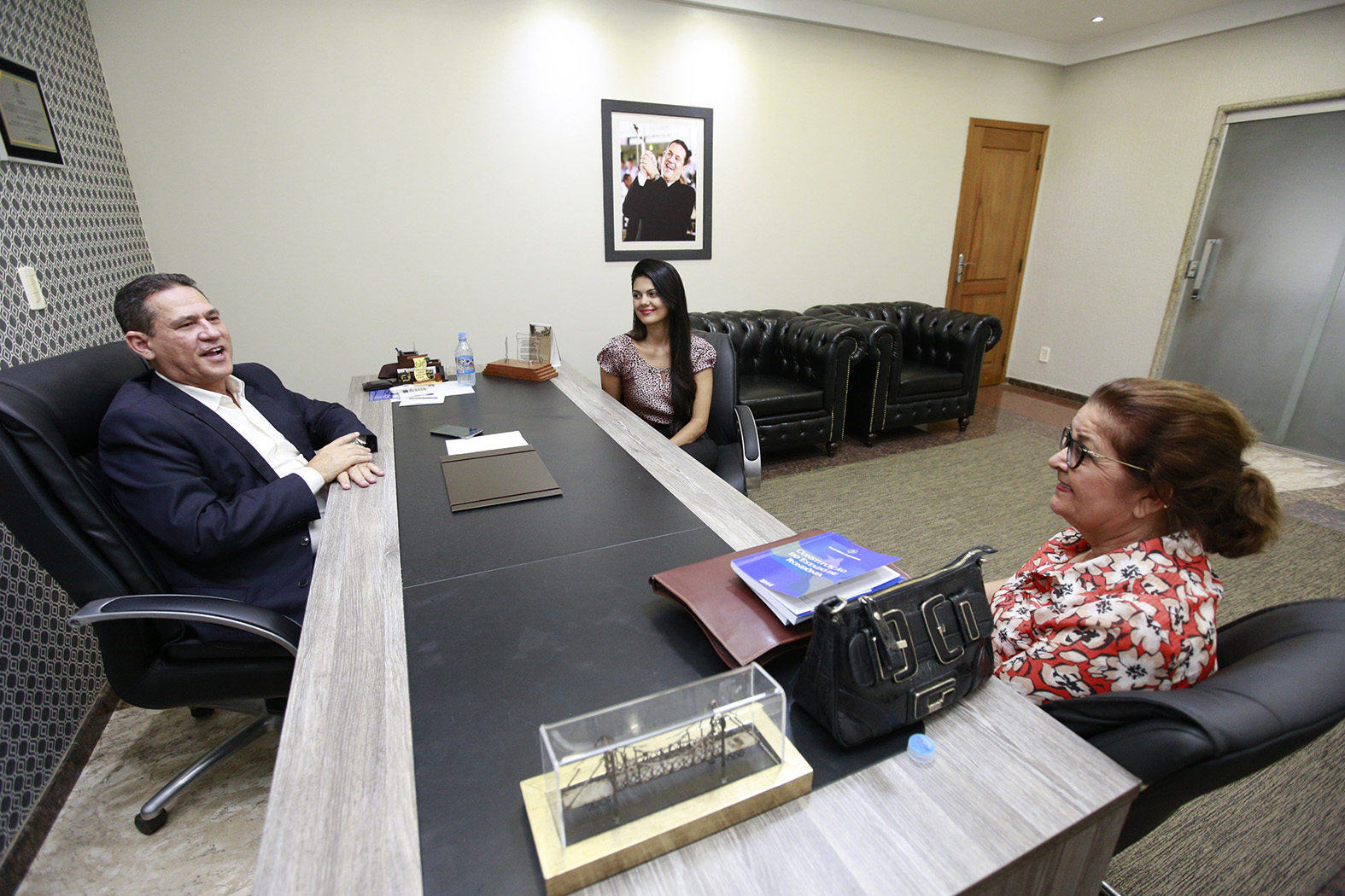 Ex-governadora visita Maurão de Carvalho e deseja sucesso na abertura do ano legislativo