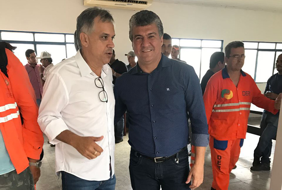 Geraldo da Rondônia prestigia posse do novo chefe do DER em Ariquemes