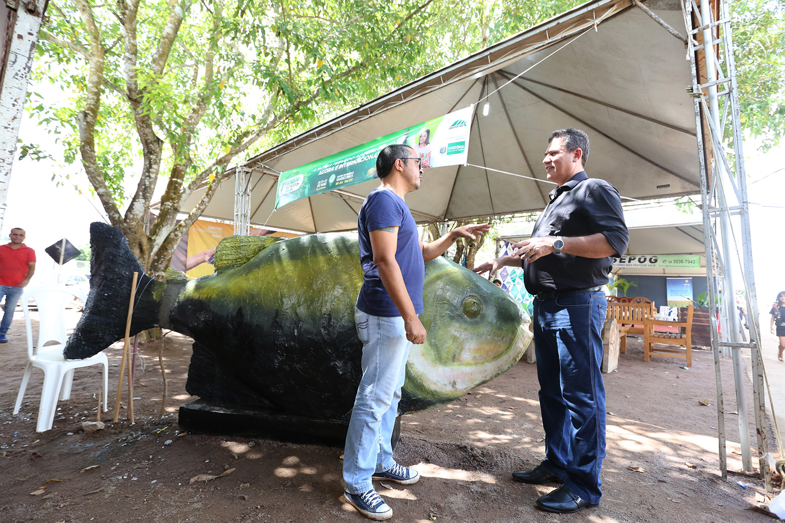 Maurão de Carvalho visita Expovale em Ariquemes e reforça importância do setor produtivo