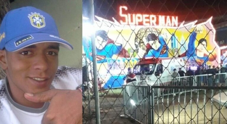 Jovem morre esmagado em parque de diversões no interior 17 Jovem morre esmagado em parque de diversões no interior