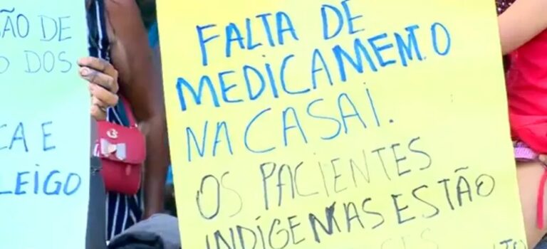 MANIFESTAÇÃO - Indígenas de RO voltam a protestar pedindo medicamentos e profissionais de saúde na CASAI 20 MANIFESTAÇÃO - Indígenas de RO voltam a protestar pedindo medicamentos e profissionais de saúde na CASAI