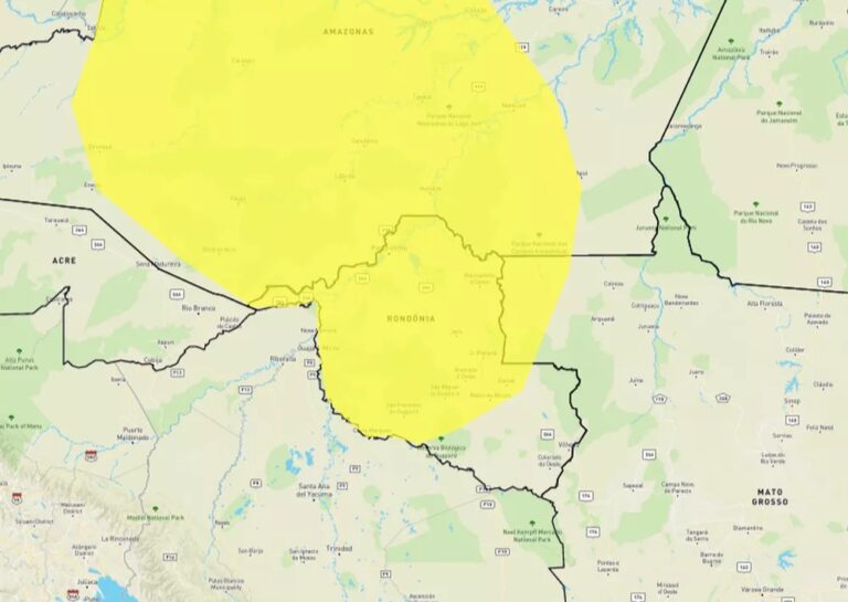 Alerta de chuvas é emitido pelo Inmet para Porto Velho 19 Alerta de chuvas é emitido pelo Inmet para Porto Velho