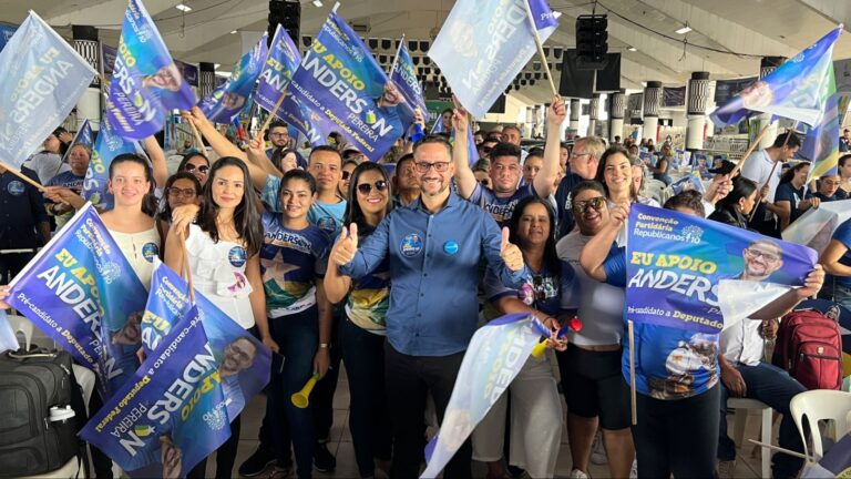 Anderson Pereira é oficializado como candidato a deputado federal durante convenção do Partido Republicanos 8 Anderson Pereira é oficializado como candidato a deputado federal durante convenção do Partido Republicanos