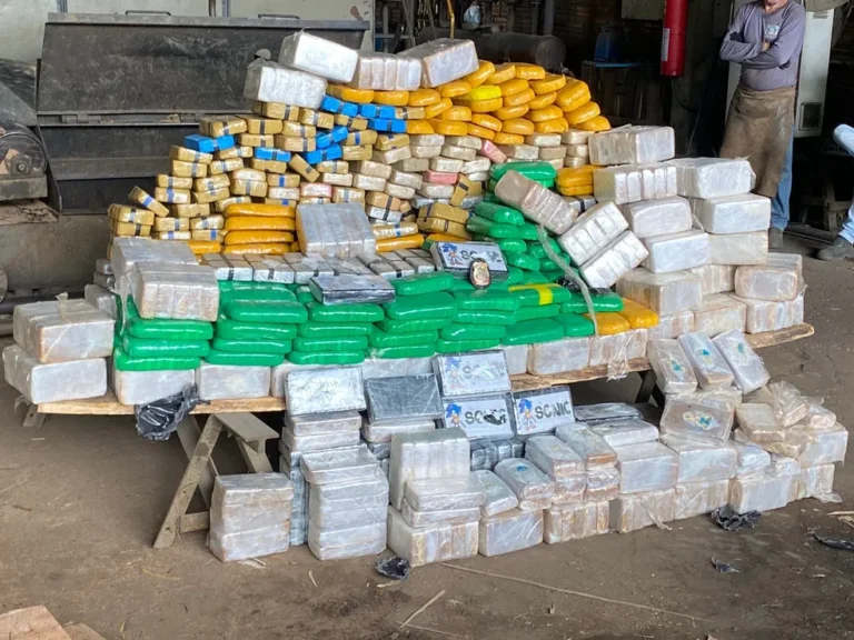 Carga de cocaína apreendida com policiais é incinerada 7 dias depois em Vilhena, RO 7 Carga de cocaína apreendida com policiais é incinerada 7 dias depois em Vilhena, RO