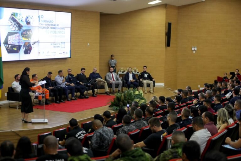 Primeiro seminário sobre Estratégias de Prevenção aos Crimes contra o Patrimônio é iniciado em Porto Velho 10 Primeiro seminário sobre Estratégias de Prevenção aos Crimes contra o Patrimônio é iniciado em Porto Velho