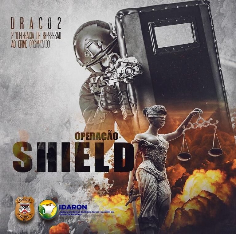 OPERAÇÃO SHIELD - Polícia Civil desmantela plano de sequestros e atentados em Rondônia 1 OPERAÇÃO SHIELD - Polícia Civil desmantela plano de sequestros e atentados em Rondônia