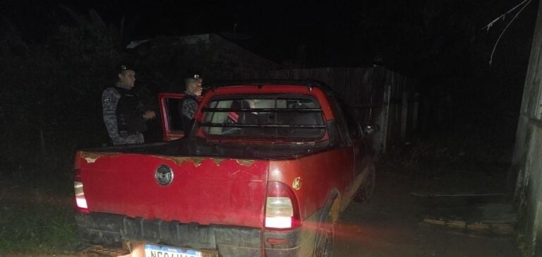 Carro roubado é encontrado em residência de RO durante operação policial 4 Carro roubado é encontrado em residência de RO durante operação policial