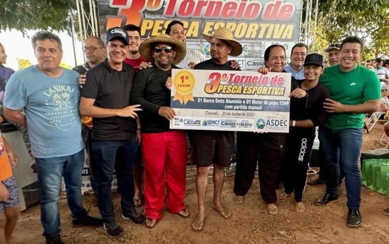 Deputado Cássio Gois impulsiona o 3º Torneio de Pesca Esportiva da Asdec, em Cacoal 9 Deputado Cássio Gois impulsiona o 3º Torneio de Pesca Esportiva da Asdec, em Cacoal