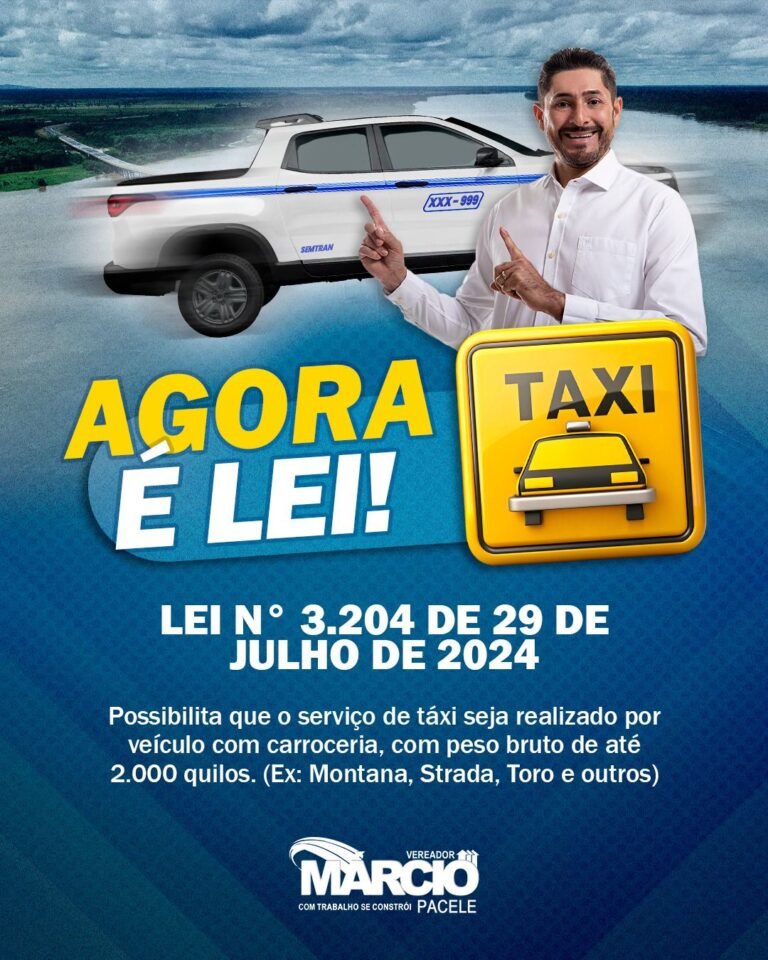 Serviço de Táxi agora pode ser realizado por veículo com carroceria tipo caminhonete de até 2.000 quilos 4 Serviço de Táxi agora pode ser realizado por veículo com carroceria tipo caminhonete de até 2.000 quilos