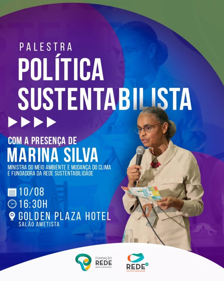 Marina Silva fará palestra em Porto Velho visando fortalecer agenda sustentabilista nas eleições municipais 8 Marina Silva fará palestra em Porto Velho visando fortalecer agenda sustentabilista nas eleições municipais