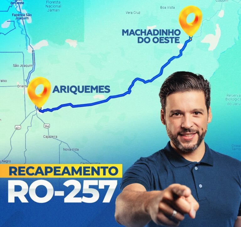 Deputado Delegado Camargo cobra a conclusão das Obras de recuperação da RO 257 entre Ariquemes e Machadinho D'Oeste 19 Deputado Delegado Camargo cobra a conclusão das Obras de recuperação da RO 257 entre Ariquemes e Machadinho D'Oeste