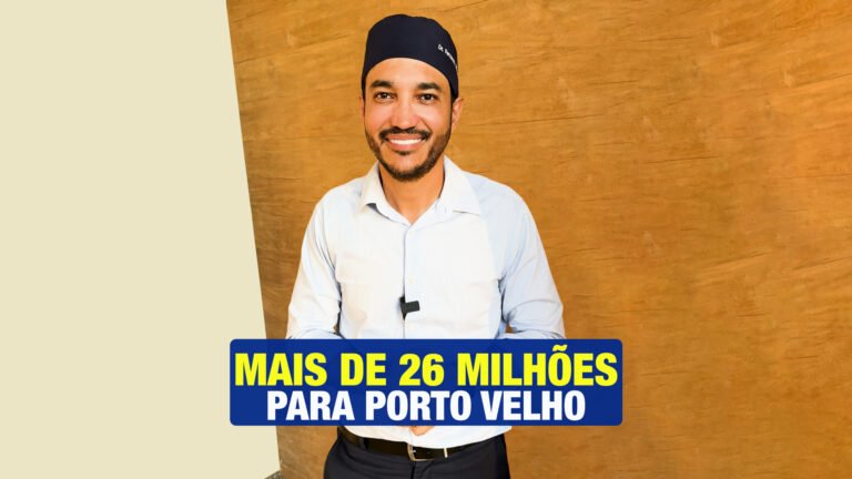 Dr. Fernando Máximo destina mais de R$ 26 milhões de emendas parlamentares para Porto Velho 20 Dr. Fernando Máximo destina mais de R$ 26 milhões de emendas parlamentares para Porto Velho