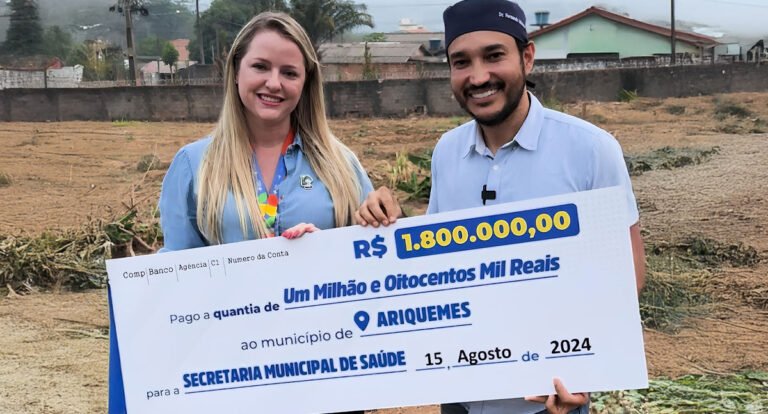 Dr. Fernando Máximo destina R$ 1,8 milhão para a construção da nova UBS em Ariquemes 1 Dr. Fernando Máximo destina R$ 1,8 milhão para a construção da nova UBS em Ariquemes
