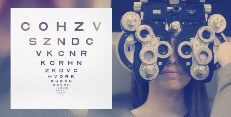 Por que são utilizadas letras nos exames de vista?