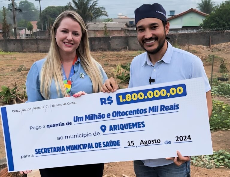 Dr. Fernando Máximo destina R$ 1,8 milhão para a construção da nova UBS em Ariquemes 7 Dr. Fernando Máximo destina R$ 1,8 milhão para a construção da nova UBS em Ariquemes