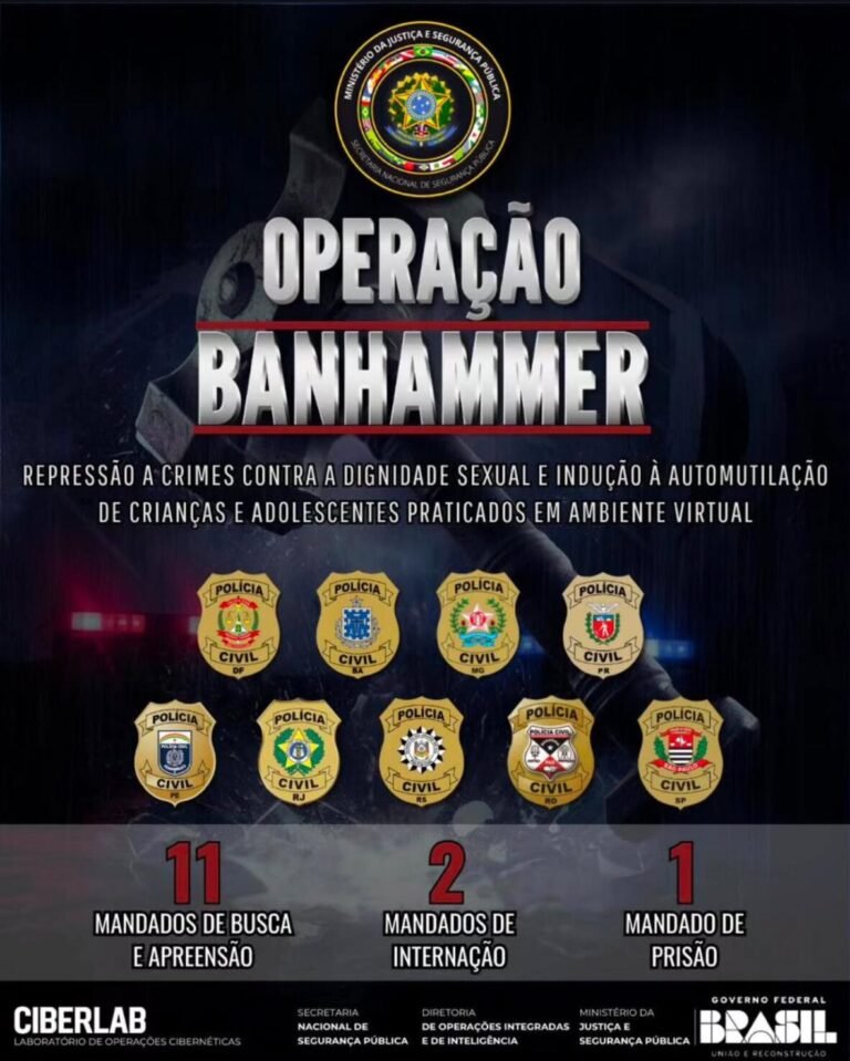 OPERAÇÃO NACIONAL - Polícia Civil desmantela esquema de ‘escravização virtual’ e planejamento de ataques a escolas 16 OPERAÇÃO NACIONAL - Polícia Civil desmantela esquema de ‘escravização virtual’ e planejamento de ataques a escolas