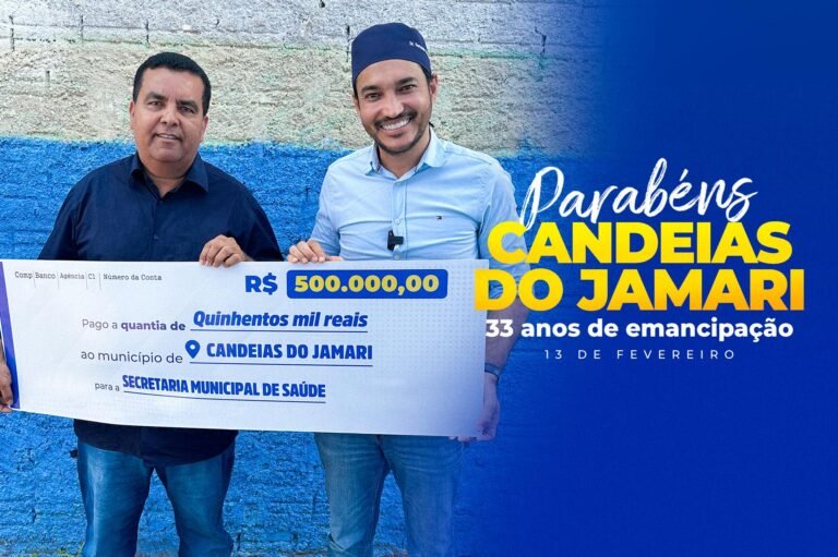 Dr. Fernando Máximo destina R$ 500 mil para a saúde de Candeias do Jamari 18 Dr. Fernando Máximo destina R$ 500 mil para a saúde de Candeias do Jamari
