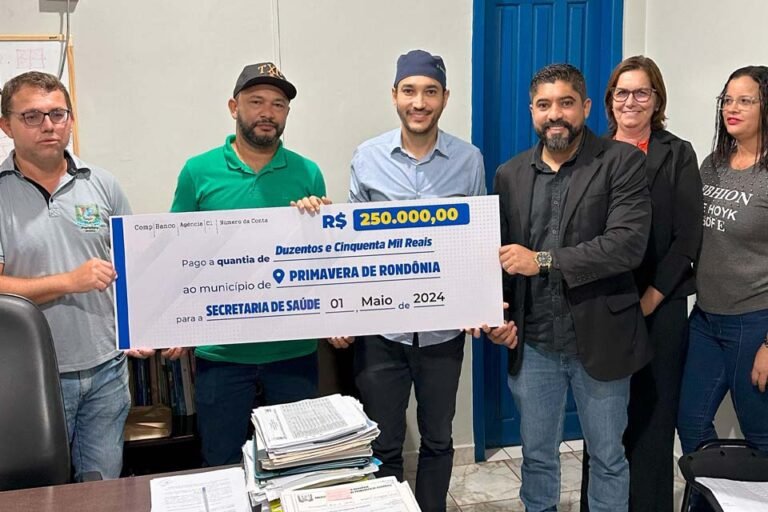 Dr. Fernando Máximo destina R$ 250 mil para a saúde de Primavera de Rondônia 17 Dr. Fernando Máximo destina R$ 250 mil para a saúde de Primavera de Rondônia