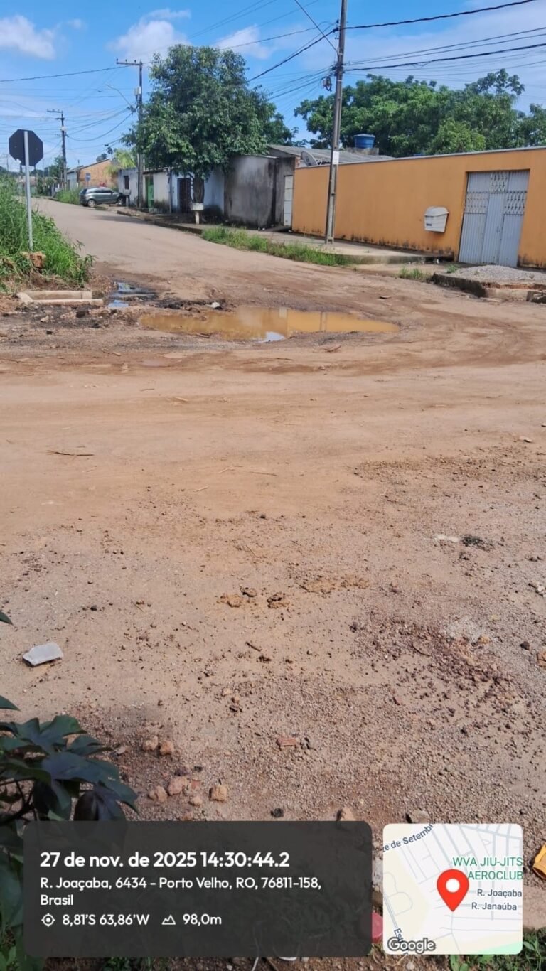 Vereador Zé Paroca solicita ação emergencial para tapar buracos na Rua Joaçaba, no bairro Aeroclube 6 Vereador Zé Paroca solicita ação emergencial para tapar buracos na Rua Joaçaba, no bairro Aeroclube