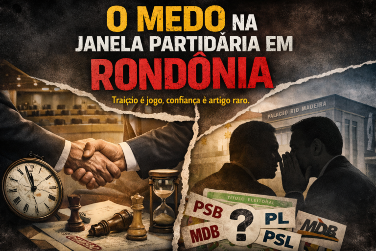 Janela partidária escancara trocas, mas em Rondônia medo pesa mais que estratégia 15 Janela partidária escancara trocas, mas em Rondônia medo pesa mais que estratégia