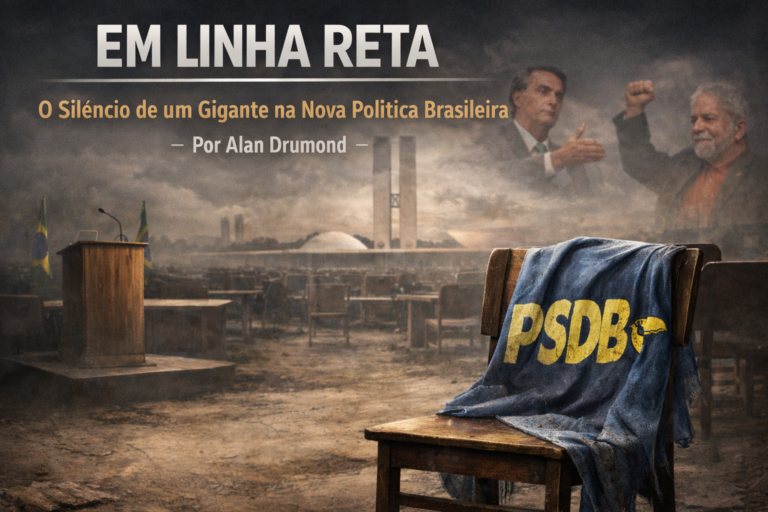 EM LINHA RETA – O silêncio de um gigante na nova política brasileira – Por Alan Drumond 10 EM LINHA RETA – O silêncio de um gigante na nova política brasileira – Por Alan Drumond