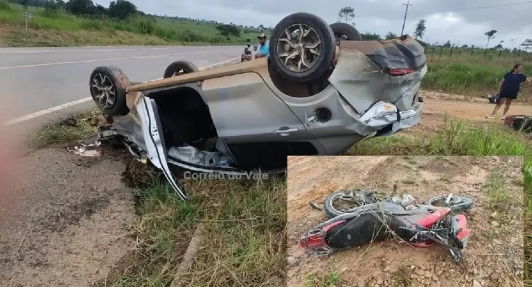 Colisão na BR-429 deixa pai e filho feridos 15 Colisão na BR-429 deixa pai e filho feridos