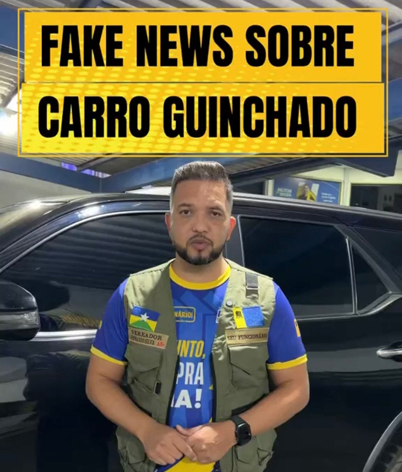 Vereador Fernando Silva se pronuncia em vídeo e rebate informações sobre veículo citado em processo 1 Vereador Fernando Silva se pronuncia em vídeo e rebate informações sobre veículo citado em processo