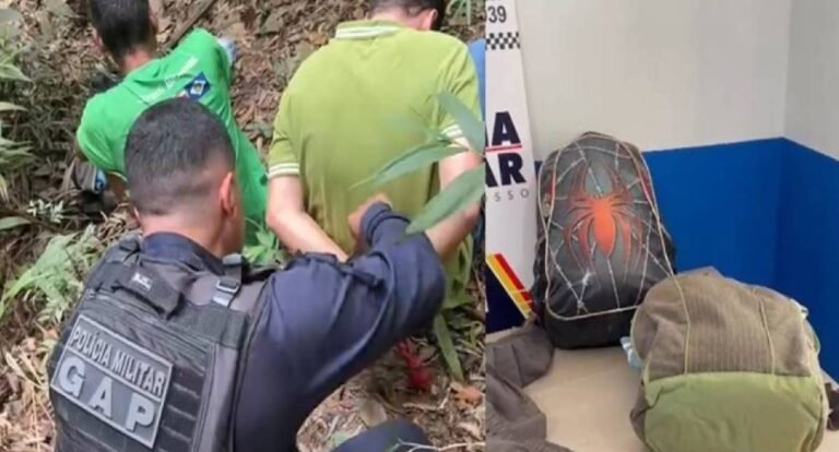 Polícia Militar resgata duas vítimas de sequestro em mata 11 Polícia Militar resgata duas vítimas de sequestro em mata