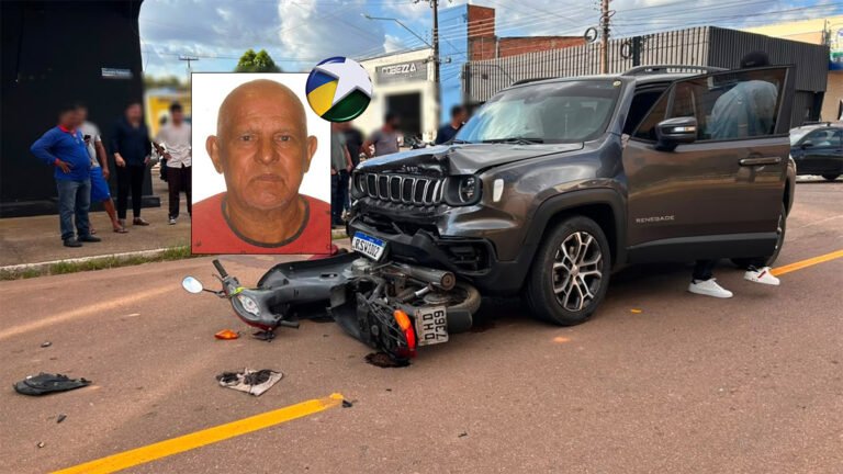Idoso morre no João Paulo II horas após colisão entre carro e moto em cruzamento da zona leste