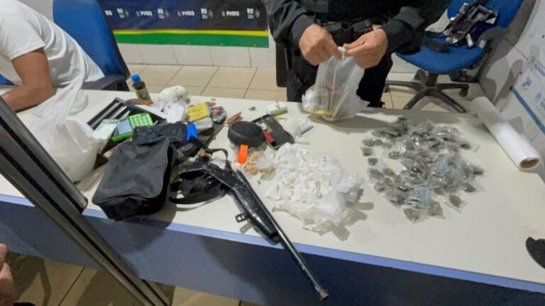 Confronto durante operação termina com foragido baleado e grande apreensão de drogas 5 Confronto durante operação termina com foragido baleado e grande apreensão de drogas