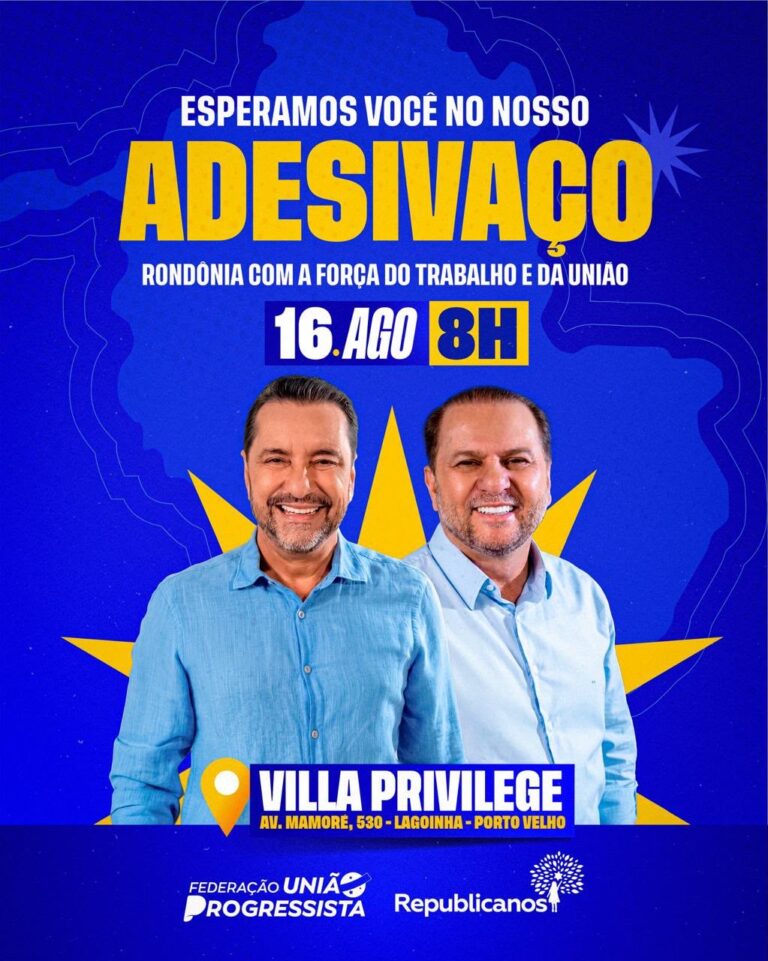 Hildon Chaves e Cirone Deiró mobilizam apoiadores em adesivaço neste domingo, em Porto Velho 5 Hildon Chaves e Cirone Deiró mobilizam apoiadores em adesivaço neste domingo, em Porto Velho