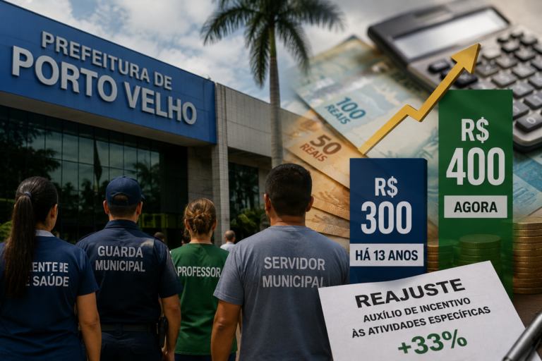 DEPOIS DE 13 ANOS: Prefeitura aumenta benefício de servidores de Porto Velho em 33% 2 DEPOIS DE 13 ANOS: Prefeitura aumenta benefício de servidores de Porto Velho em 33%