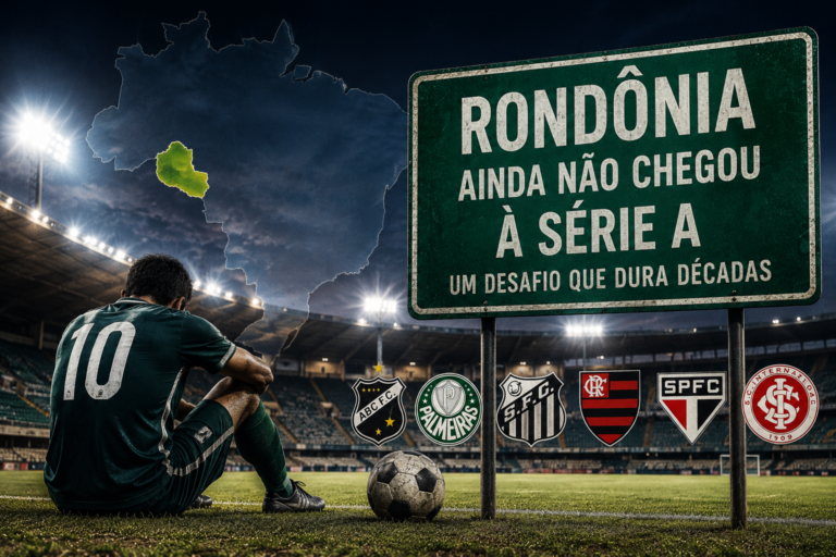 Futebol de Rondônia acende sinal de alerta: Estado segue entre os poucos do Brasil que nunca chegaram à Série A 2 Futebol de Rondônia acende sinal de alerta: Estado segue entre os poucos do Brasil que nunca chegaram à Série A