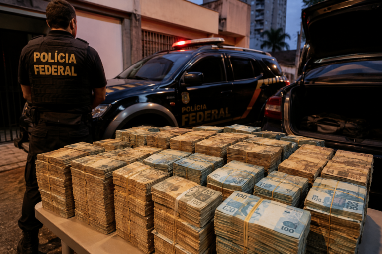 O dinheiro do crime: PF apreende R$ 2 milhões em Porto Velho e expõe esquema milionário de lavagem 1 O dinheiro do crime: PF apreende R$ 2 milhões em Porto Velho e expõe esquema milionário de lavagem