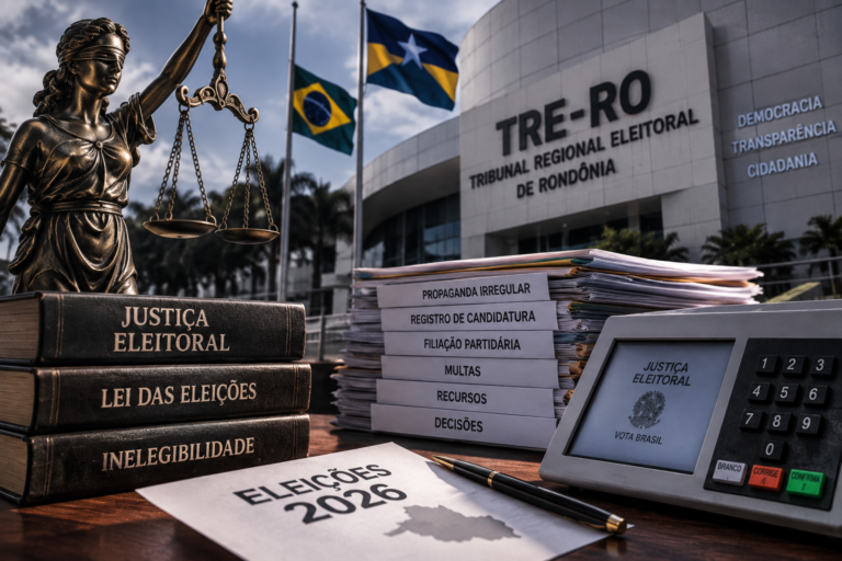 ELEIÇÃO NOS TRIBUNAIS — Disputa em Rondônia esquenta e TRE vira outra arena decisiva da campanha 10 ELEIÇÃO NOS TRIBUNAIS — Disputa em Rondônia esquenta e TRE vira outra arena decisiva da campanha