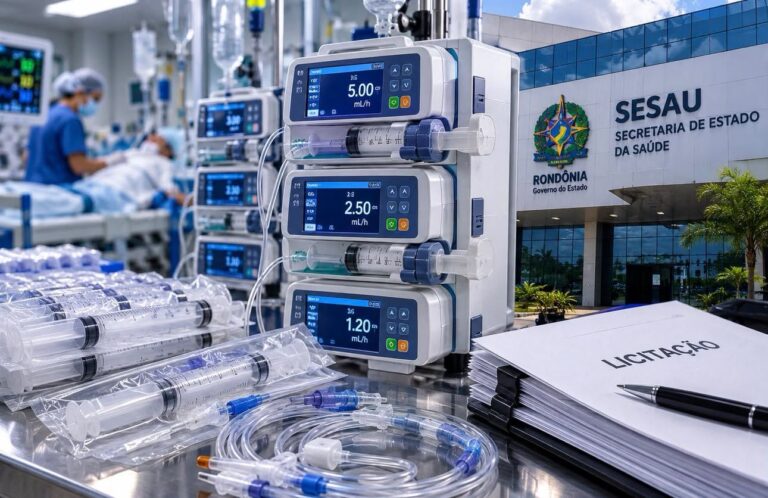 R$ 114 MILHÕES NA SAÚDE — SESAU abre megacertame para insumos e bombas de infusão em Rondônia 17 R$ 114 MILHÕES NA SAÚDE — SESAU abre megacertame para insumos e bombas de infusão em Rondônia