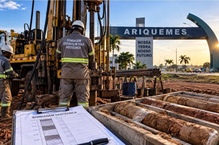 R$ 17,8 MILHÕES PARA ESTUDAR O SOLO — Prefeitura de Ariquemes prepara contratação milionária para sondagens e investigações 18 R$ 17,8 MILHÕES PARA ESTUDAR O SOLO — Prefeitura de Ariquemes prepara contratação milionária para sondagens e investigações