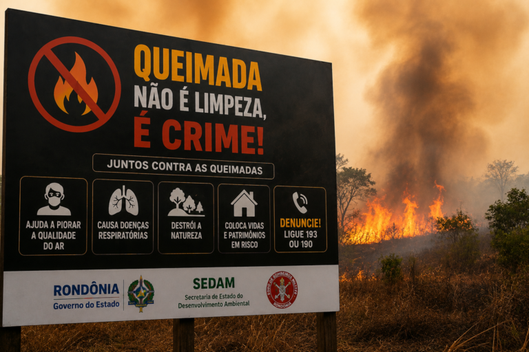 ANTES DA FUMAÇA: Rondônia precisa transformar alerta de seca e queimadas em grande campanha de orientação à população 1 ANTES DA FUMAÇA: Rondônia precisa transformar alerta de seca e queimadas em grande campanha de orientação à população