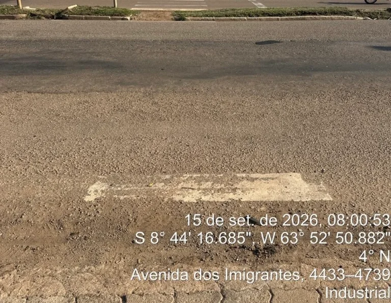 PERIGO NA AV. IMIGRANTES: Vereador Zé Paroca cobra Semtran por revitalização de faixa de pedestre em frente à Ciretran 2 PERIGO NA AV. IMIGRANTES: Vereador Zé Paroca cobra Semtran por revitalização de faixa de pedestre em frente à Ciretran